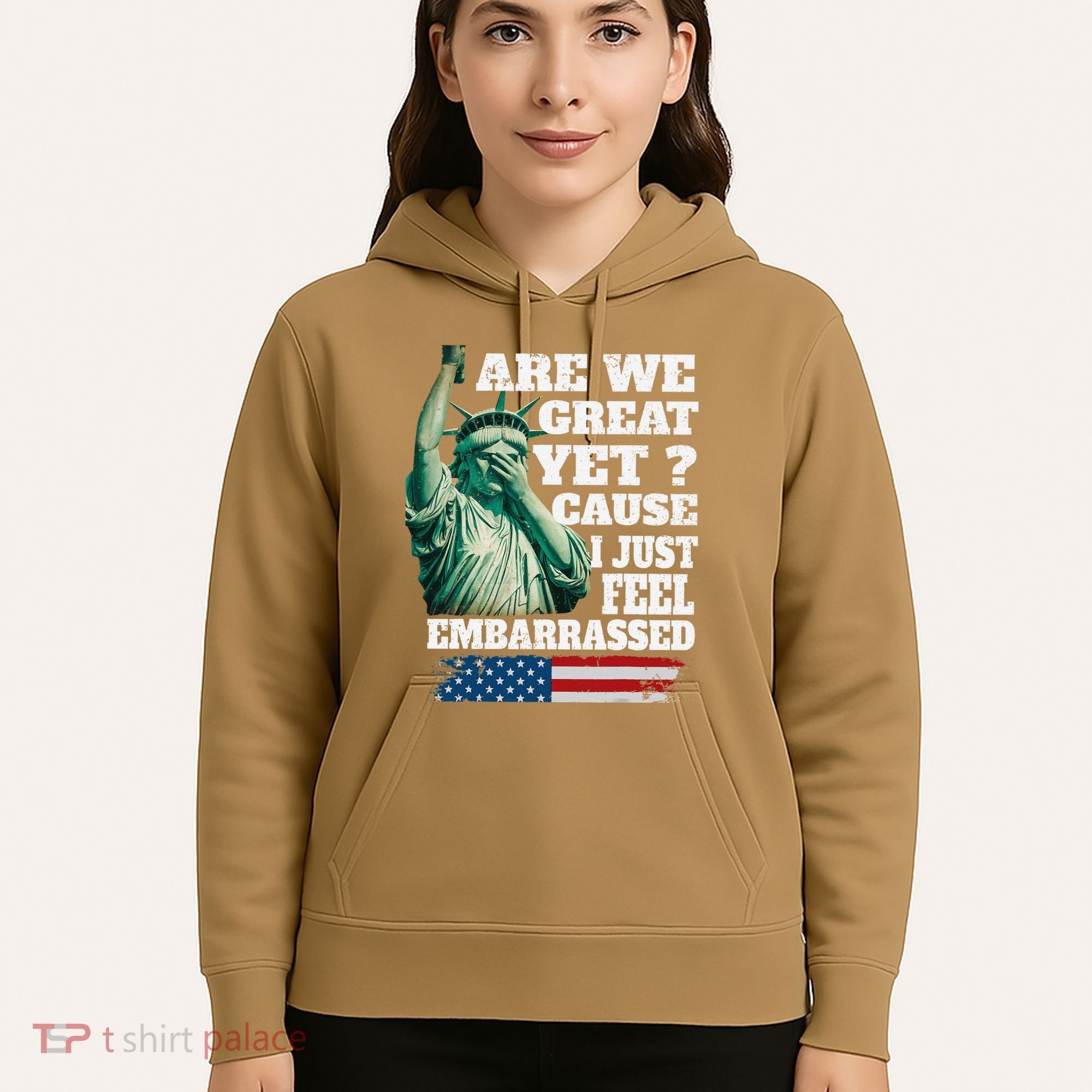 Are We Great Yet Cause I Just Feel Embarrassed Hoodie