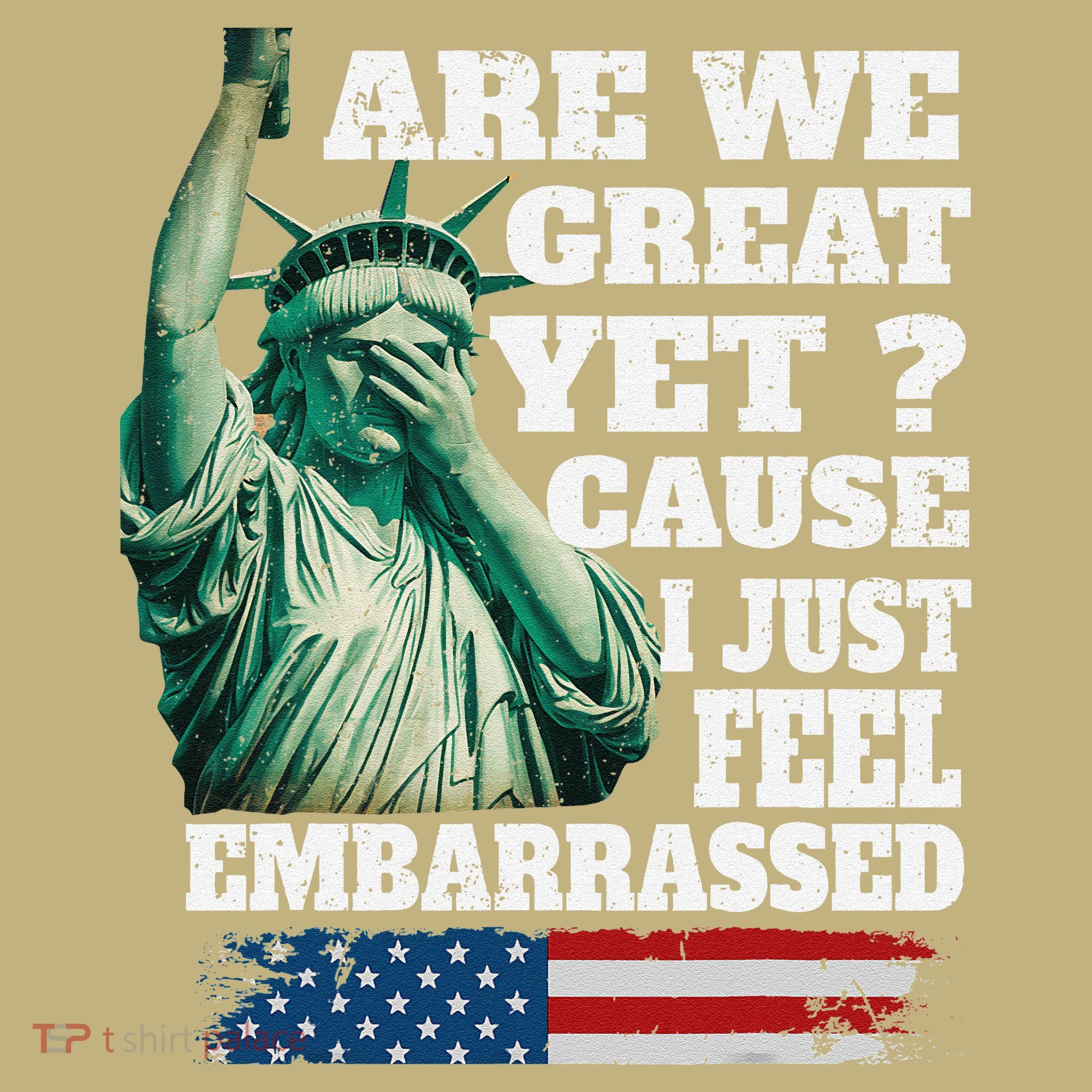 Are We Great Yet Cause I Just Feel Embarrassed Hoodie