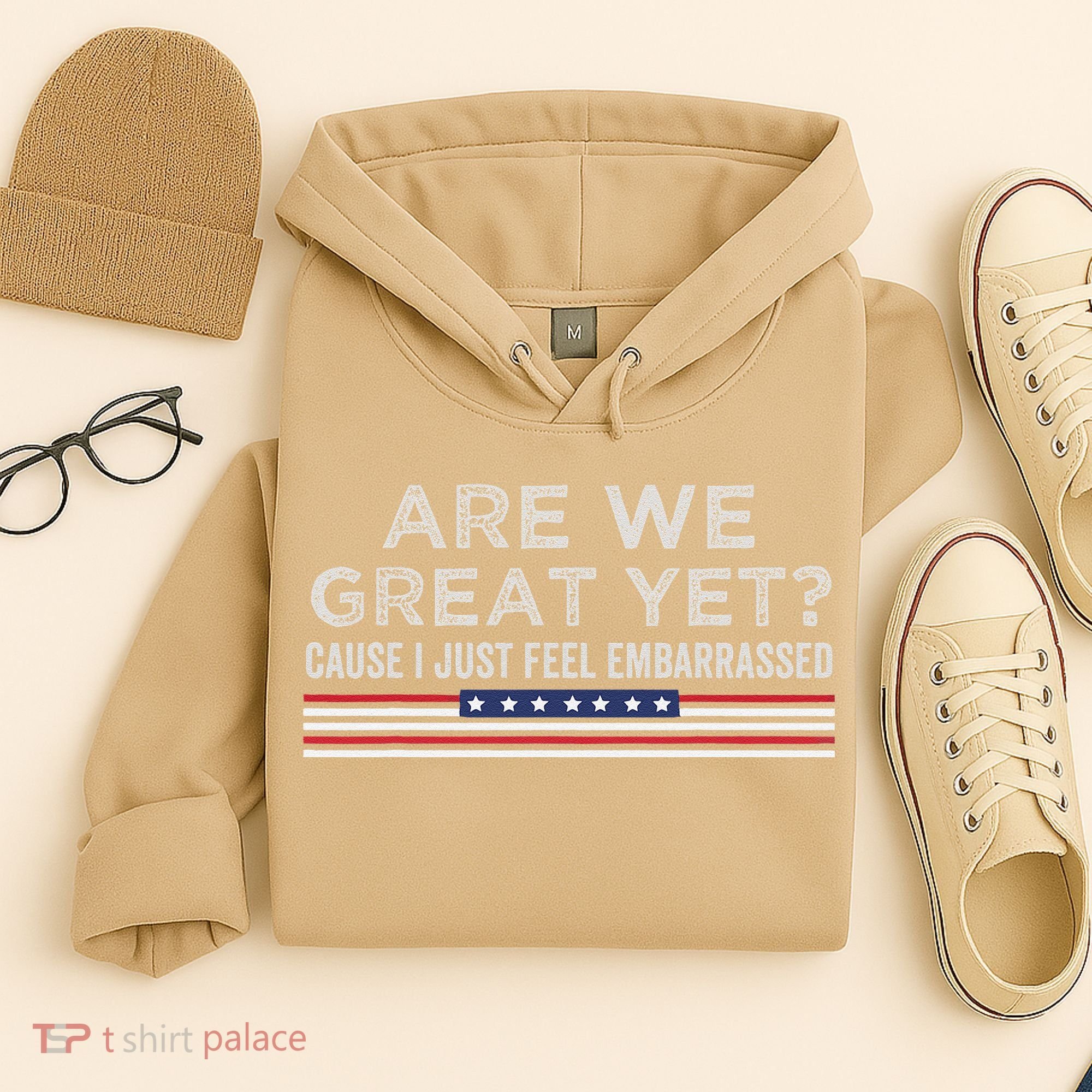 Are We Great Yet Cause I Just Feel Embarrassed Hoodie