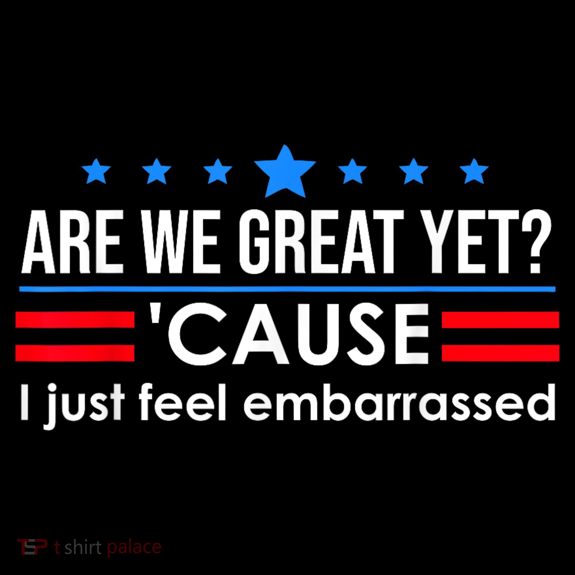Are We Great Yet Cause I Just Feel Embarrassed Women's Hoodie