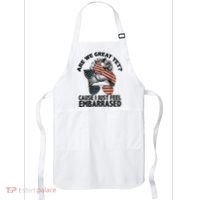 Are We Great Yet Cause I Just Feel Embarrassed Anti Trump Apron thumb 0