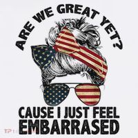 Are We Great Yet Cause I Just Feel Embarrassed Anti Trump Coffee Mug thumb 5