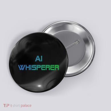 Ai Whisperer Geeky Tech Ai Artificial Intelligence Button