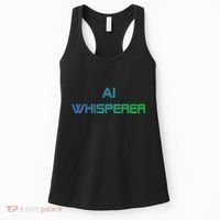 Ai Whisperer Geeky Tech Ai Artificial Intelligence Women's Tank Top thumb 0