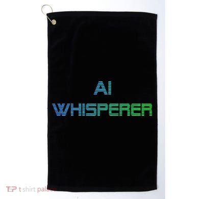 Ai Whisperer Geeky Tech Ai Artificial Intelligence Golf Towel