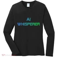 Ai Whisperer Geeky Tech Ai Artificial Intelligence Women's Long Sleeve Shirt thumb 0