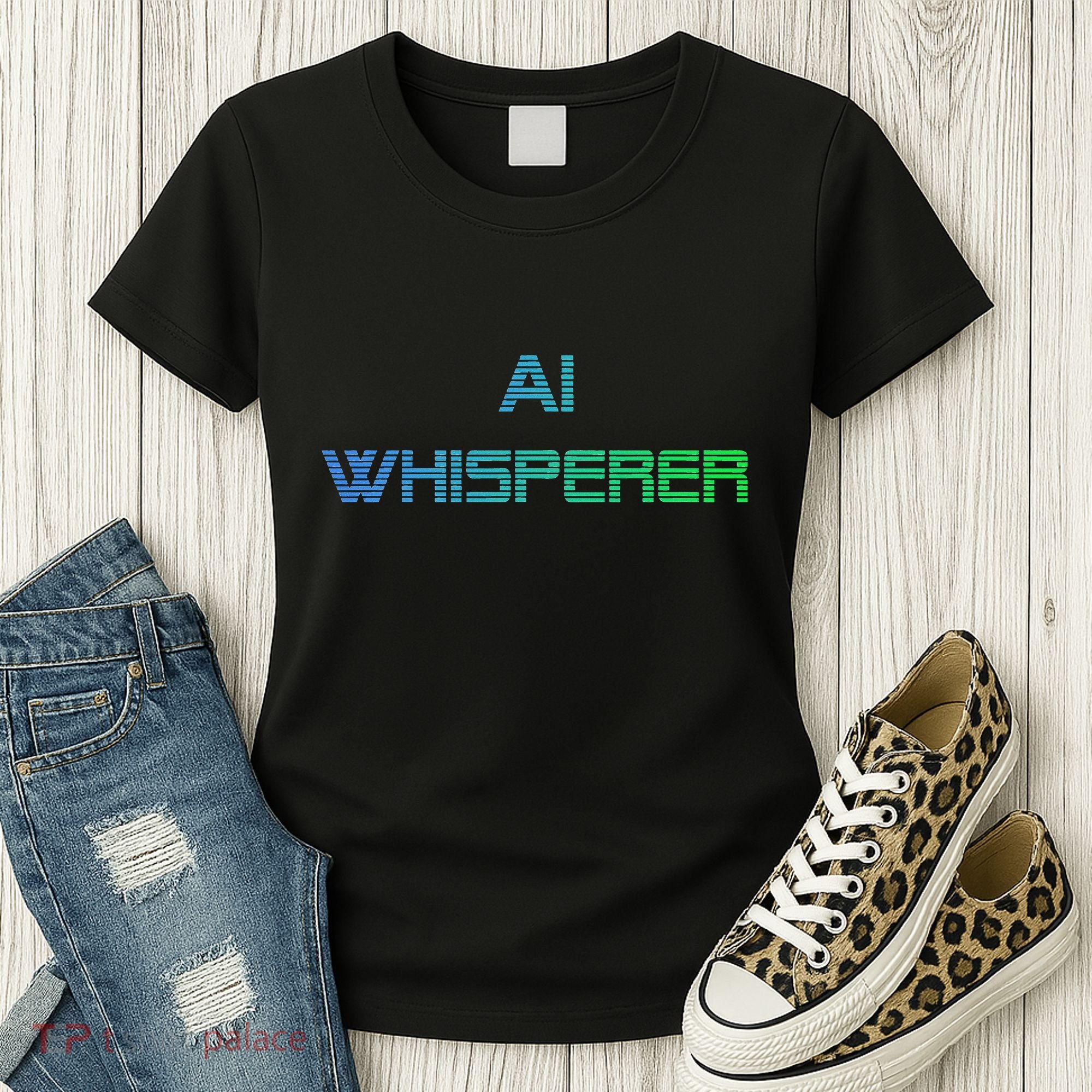 Ai Whisperer Geeky Tech Ai Artificial Intelligence Women's T-Shirt