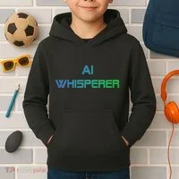Ai Whisperer Geeky Tech Ai Artificial Intelligence Kids Hoodie thumb 2