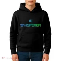 Ai Whisperer Geeky Tech Ai Artificial Intelligence Kids Hoodie thumb 4