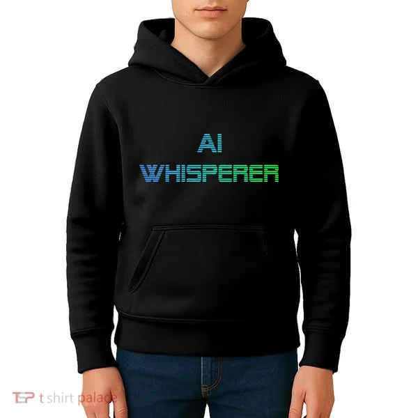 Ai Whisperer Geeky Tech Ai Artificial Intelligence Kids Hoodie