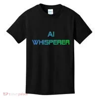 Ai Whisperer Geeky Tech Ai Artificial Intelligence Kids T-Shirt thumb 0