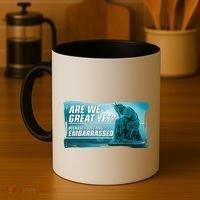Are We Great Yet Because I Just Feel Embarrassed Sad Statue Of Liberty Coffee Mug thumb 4