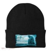 Are We Great Yet Because I Just Feel Embarrassed Sad Statue Of Liberty Beanie thumb 0