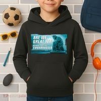 Are We Great Yet Because I Just Feel Embarrassed Sad Statue Of Liberty Kids Hoodie thumb 2