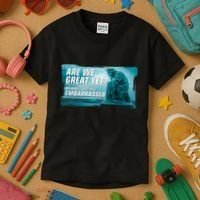 Are We Great Yet Because I Just Feel Embarrassed Sad Statue Of Liberty Kids T-Shirt thumb 3