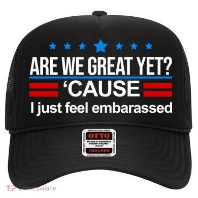 Are We Great Yet I Just Feel Embarrassed Hat