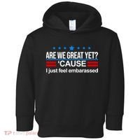 Are We Great Yet I Just Feel Embarrassed Toddler Hoodie thumb 0