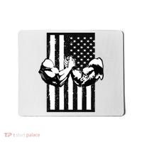 Arm Wrestling Gift USA Flag Armwrestling Sports Power Gift Idea Gift Mousepad thumb 0