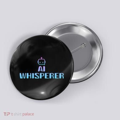 Ai Whisperer Geeky Tech Ai Artificial Intelligence Button