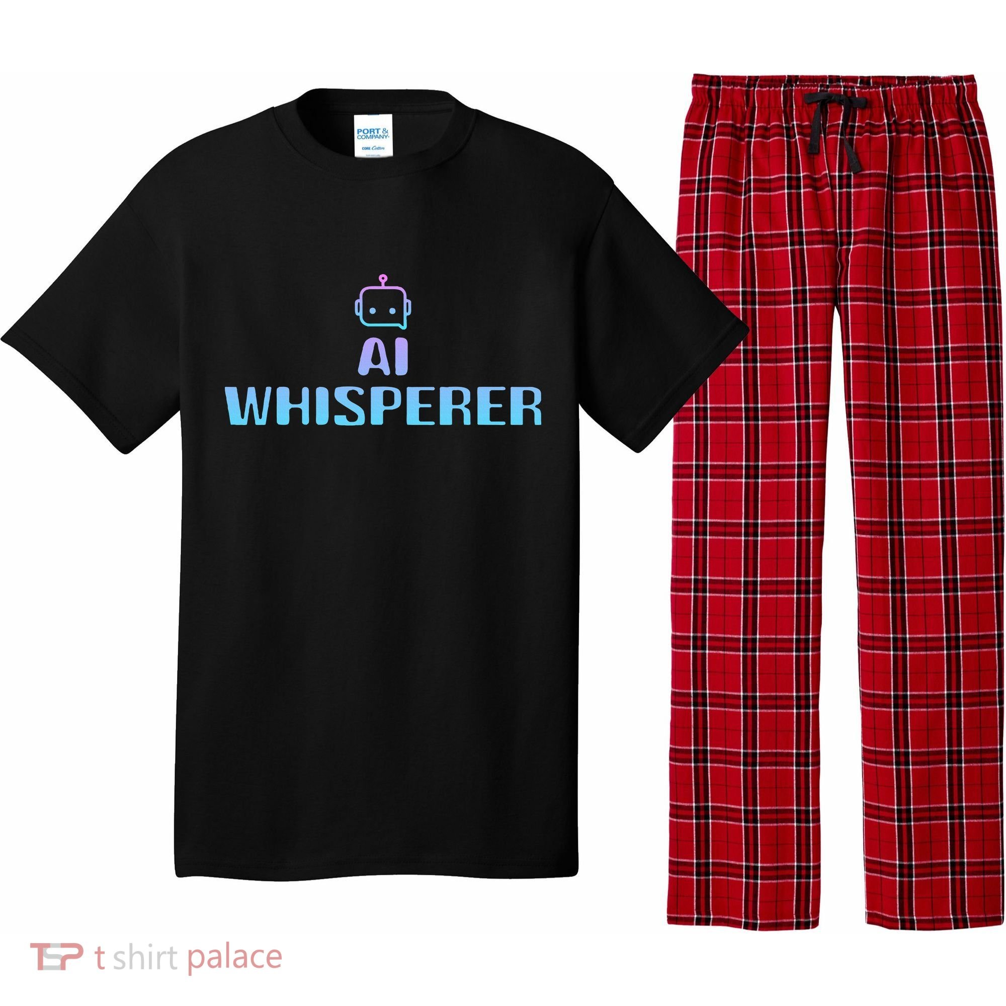 Ai Whisperer Geeky Tech Ai Artificial Intelligence Pajama Set