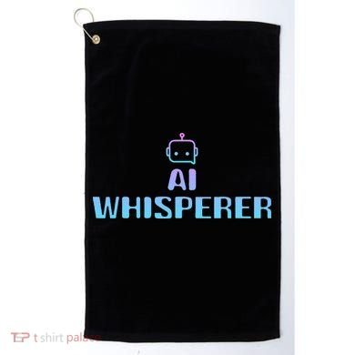 Ai Whisperer Geeky Tech Ai Artificial Intelligence Golf Towel