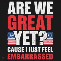 Are We Great Yet Cause I Just Feel Embarrassed Anti Trump Women's Hoodie thumb 2