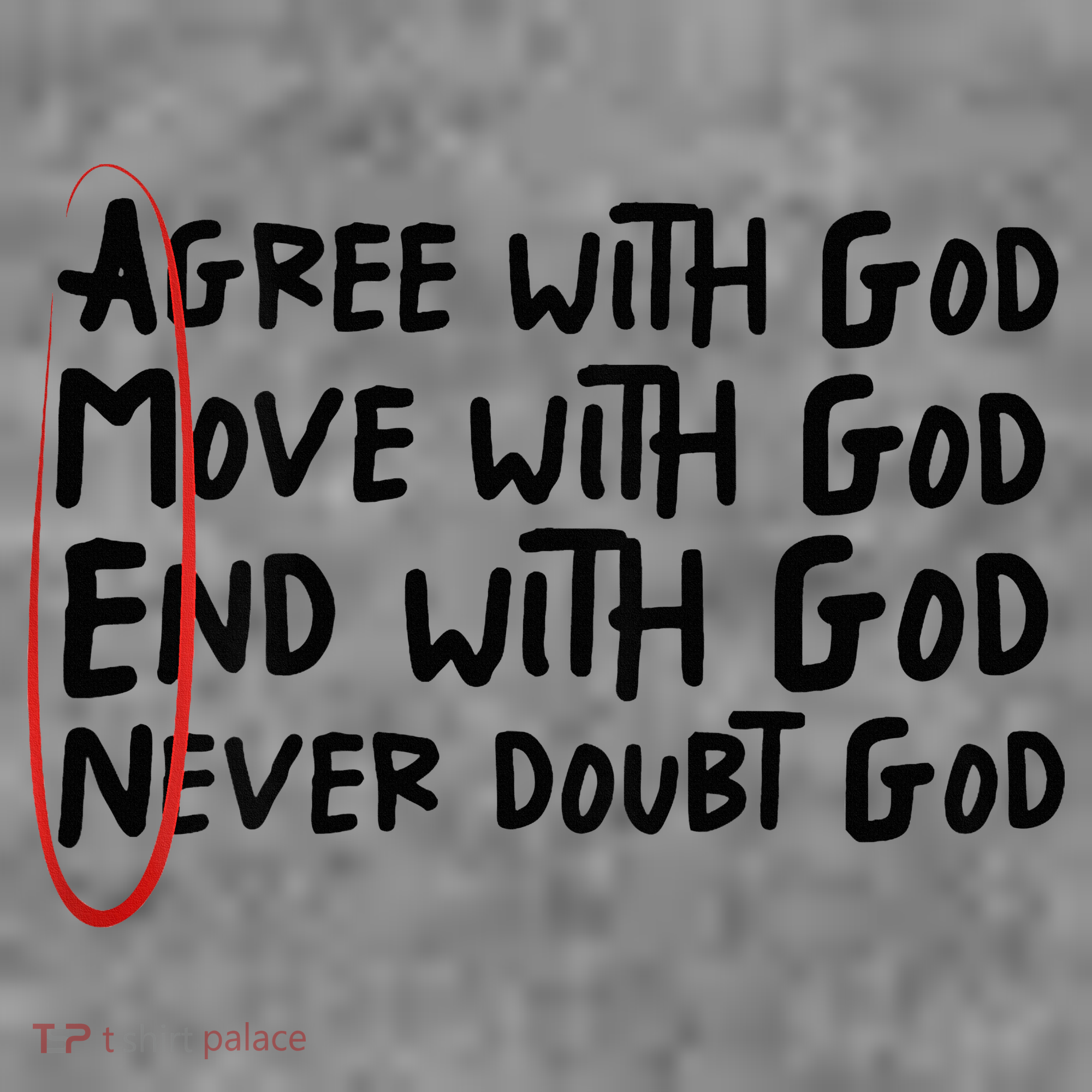 Agree With God Move With God End With God Never Doubt God Toddler Hoodie