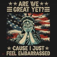 Are We Great Yet Cause I Just Feel Embarrassed Anti Trump Baby Bodysuit thumb 2