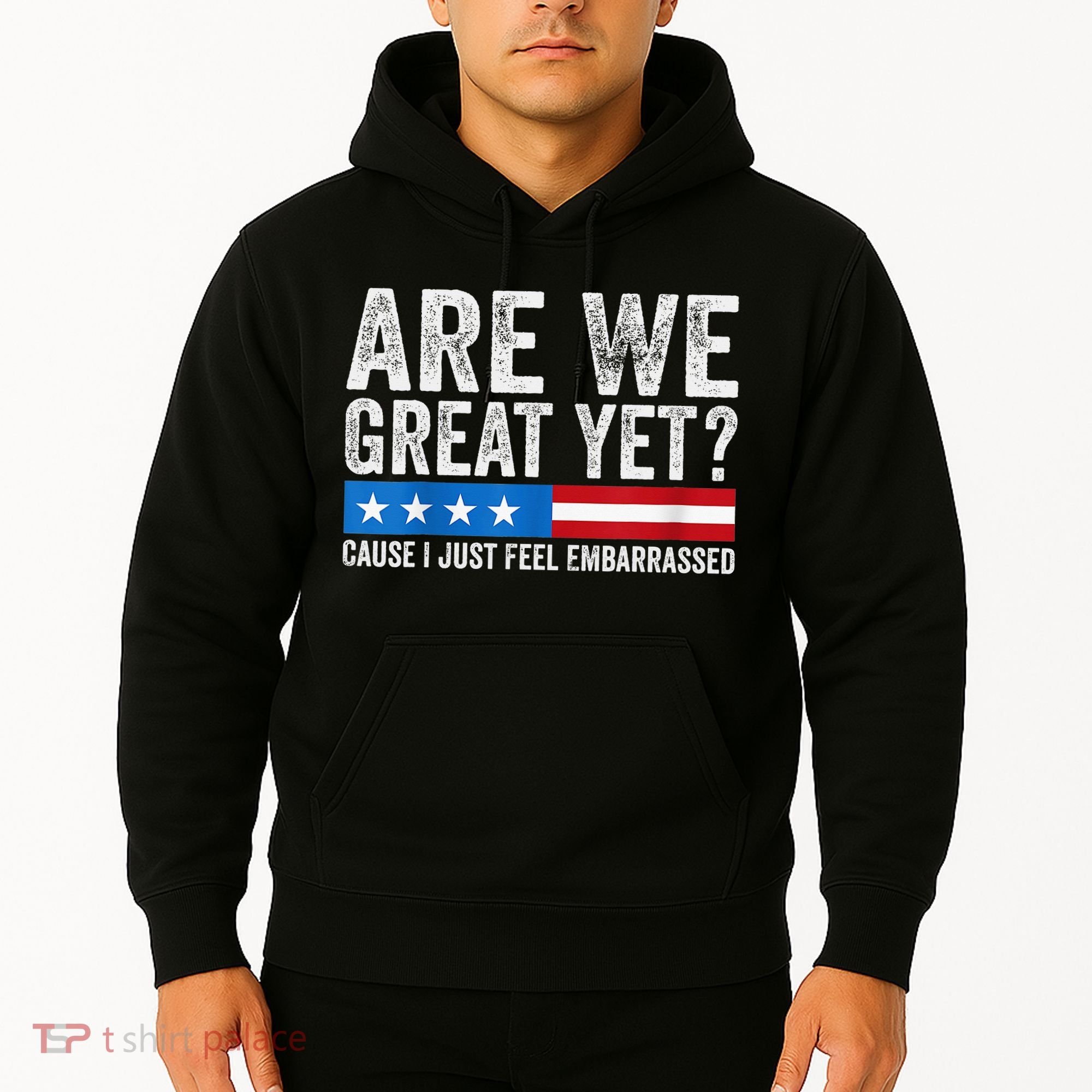 Are We Great Yet Cause I Just Feel Embarrassed Hoodie