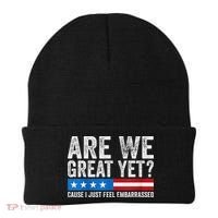 Are We Great Yet Cause I Just Feel Embarrassed Beanie thumb 0