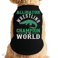 Alligator Wrestling Gator Wrestling Alligator Wrestler   Doggie Tank thumb 0