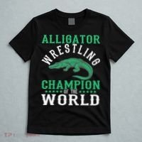 Alligator Wrestling Gator Wrestling Alligator Wrestler   T-Shirt thumb 5