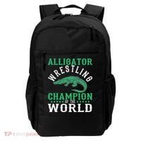 Alligator Wrestling Gator Wrestling Alligator Wrestler   Backpack thumb 0