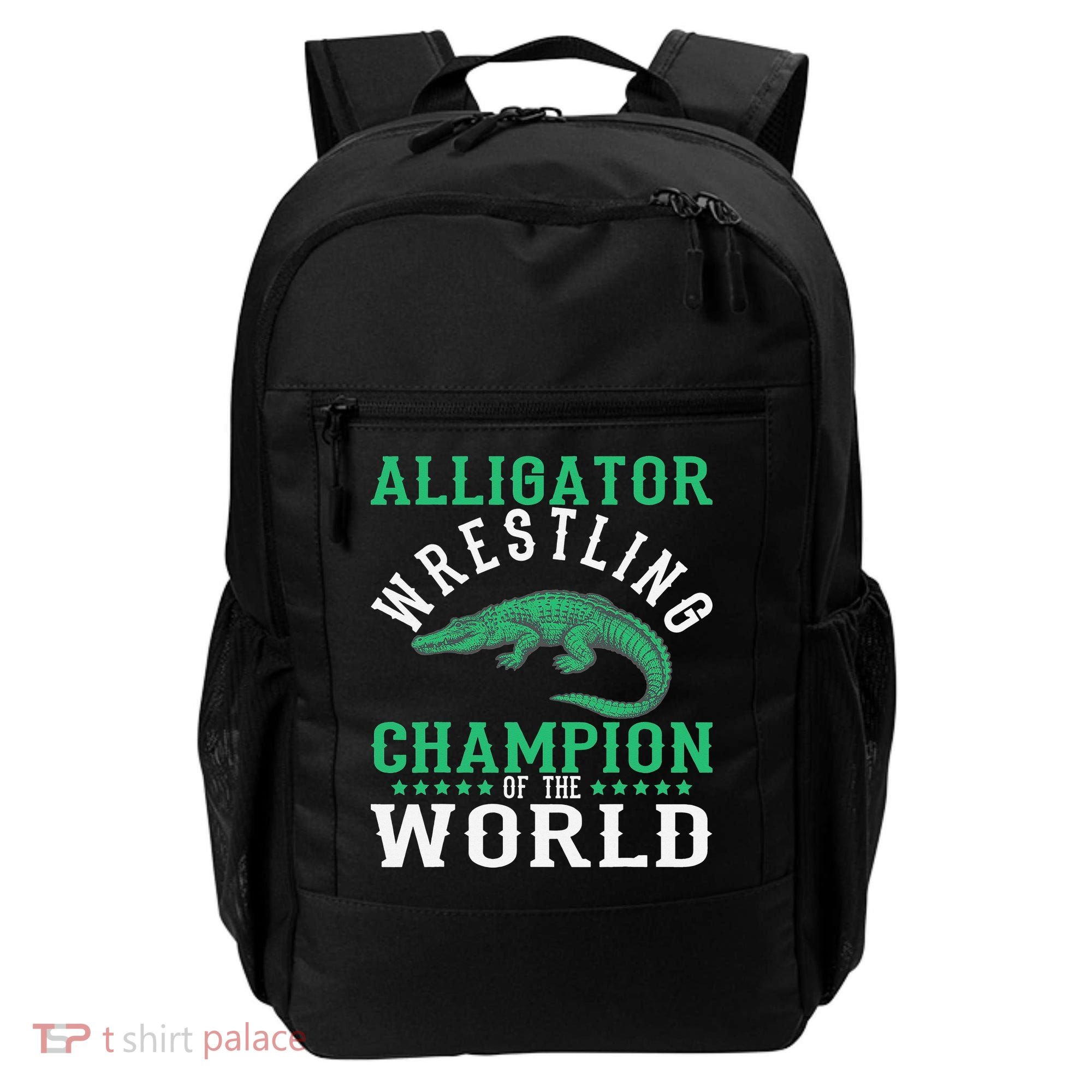 Alligator Wrestling Gator Wrestling Alligator Wrestler   Backpack