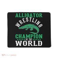 Alligator Wrestling Gator Wrestling Alligator Wrestler   Mousepad thumb 0