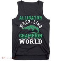 Alligator Wrestling Gator Wrestling Alligator Wrestler   Tank Top thumb 0