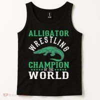 Alligator Wrestling Gator Wrestling Alligator Wrestler   Tank Top thumb 2