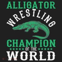 Alligator Wrestling Gator Wrestling Alligator Wrestler   Golf Towel thumb 3