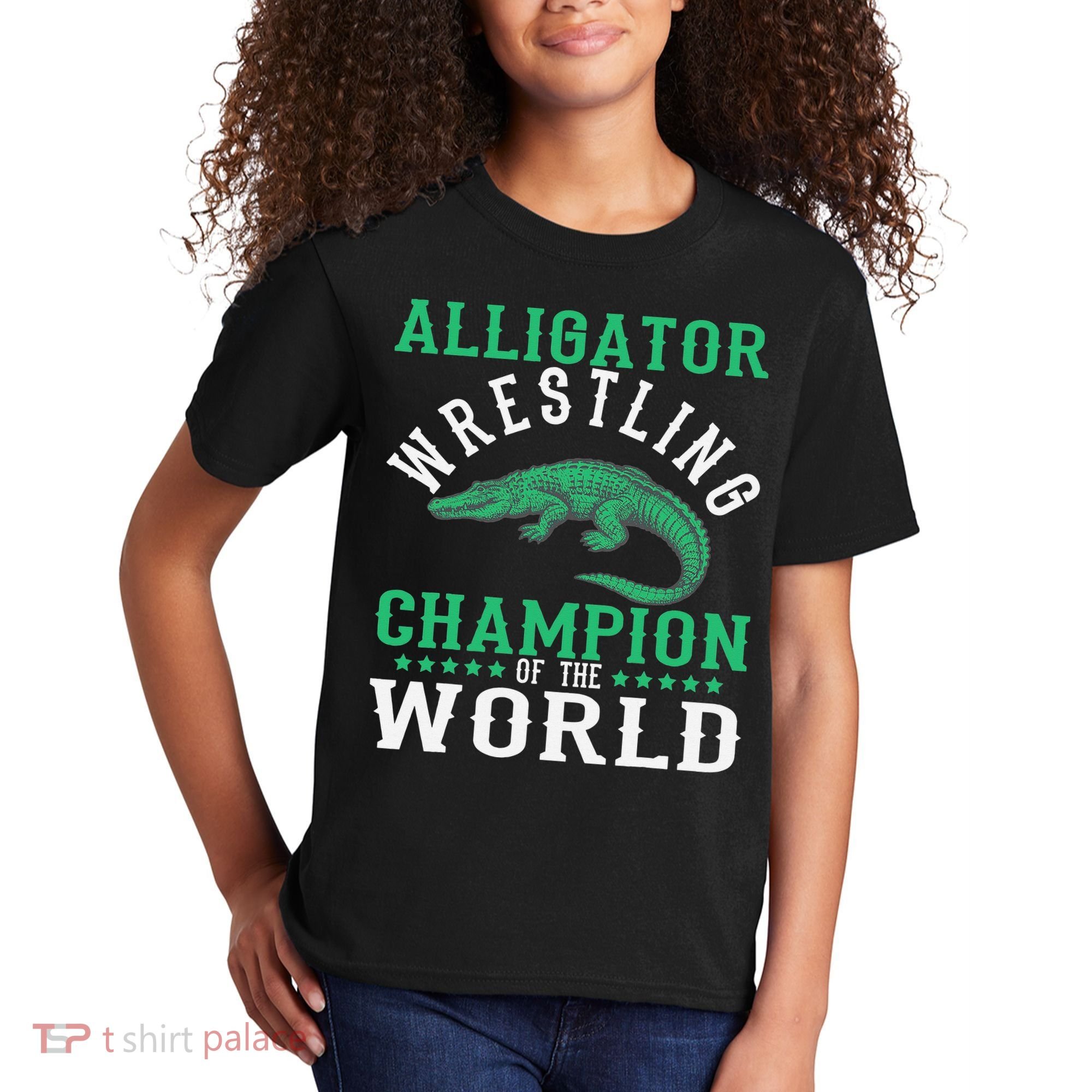 Alligator Wrestling Gator Wrestling Alligator Wrestler   Kids T-Shirt