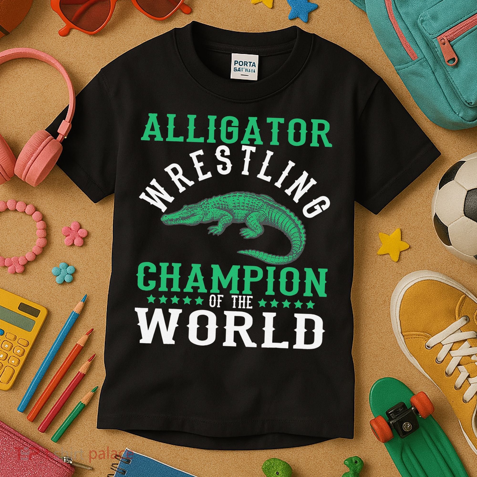 Alligator Wrestling Gator Wrestling Alligator Wrestler   Kids T-Shirt