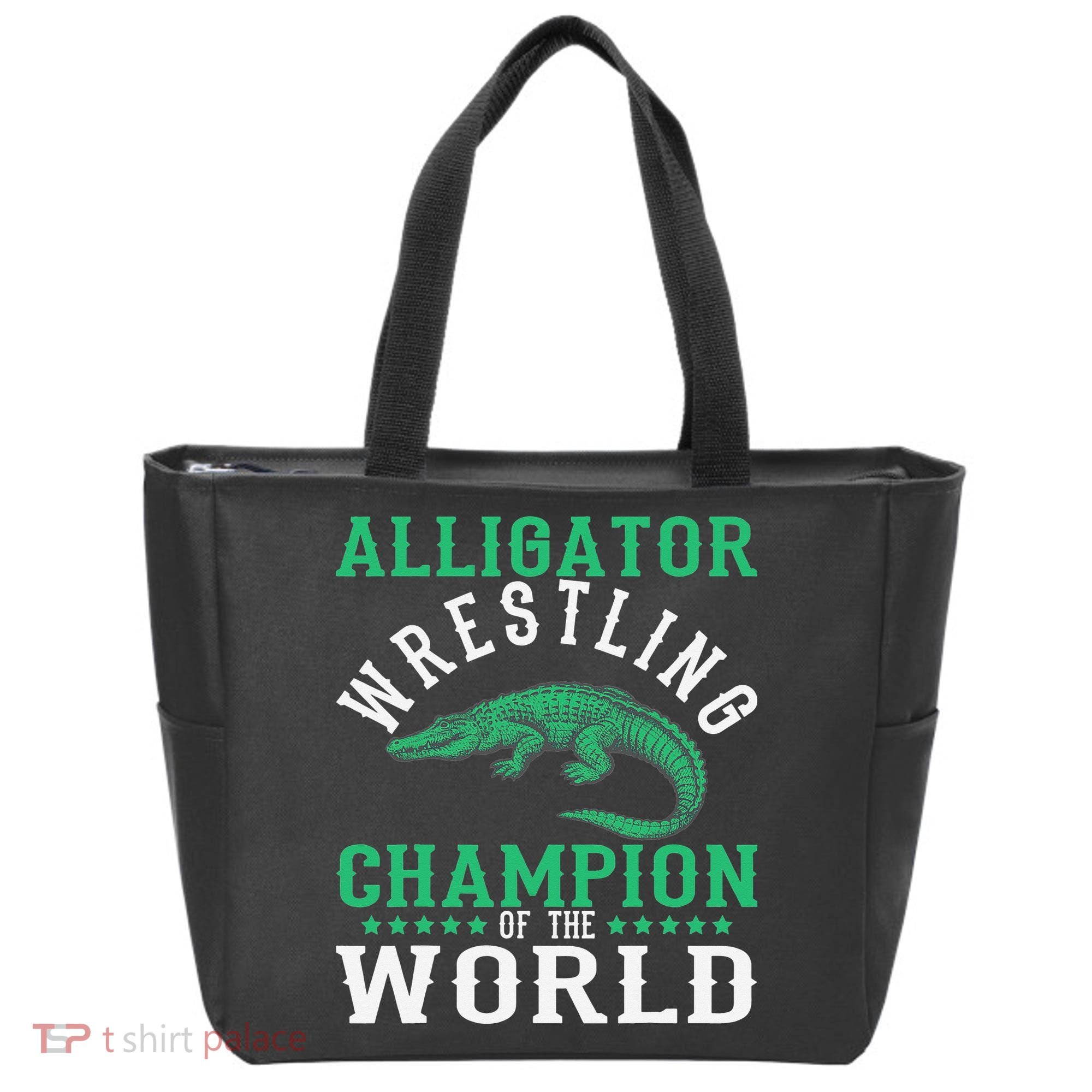 Alligator Wrestling Gator Wrestling Alligator Wrestler   Tote Bag