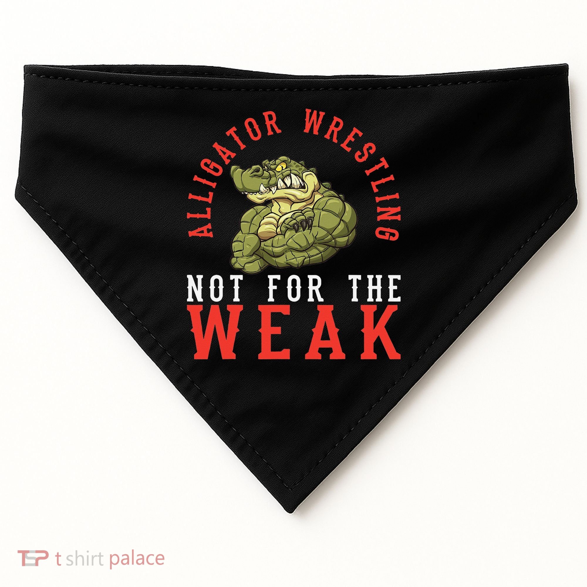 Alligator Wrestling Gator Wrestling Alligator Wrestler  USA-Made Doggie Bandana