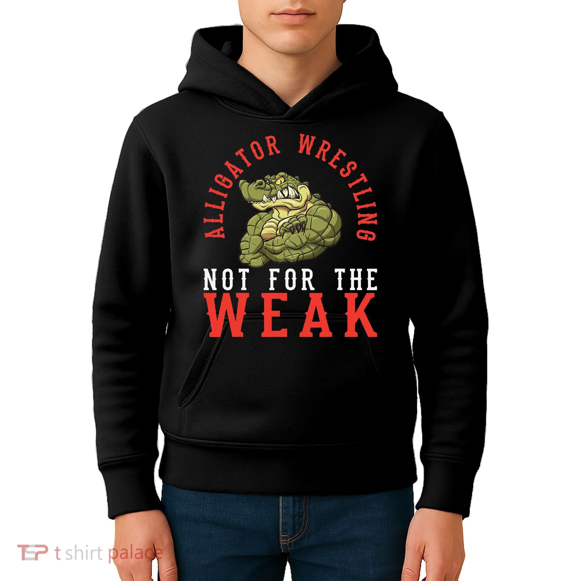Alligator Wrestling Gator Wrestling Alligator Wrestler  Kids Hoodie