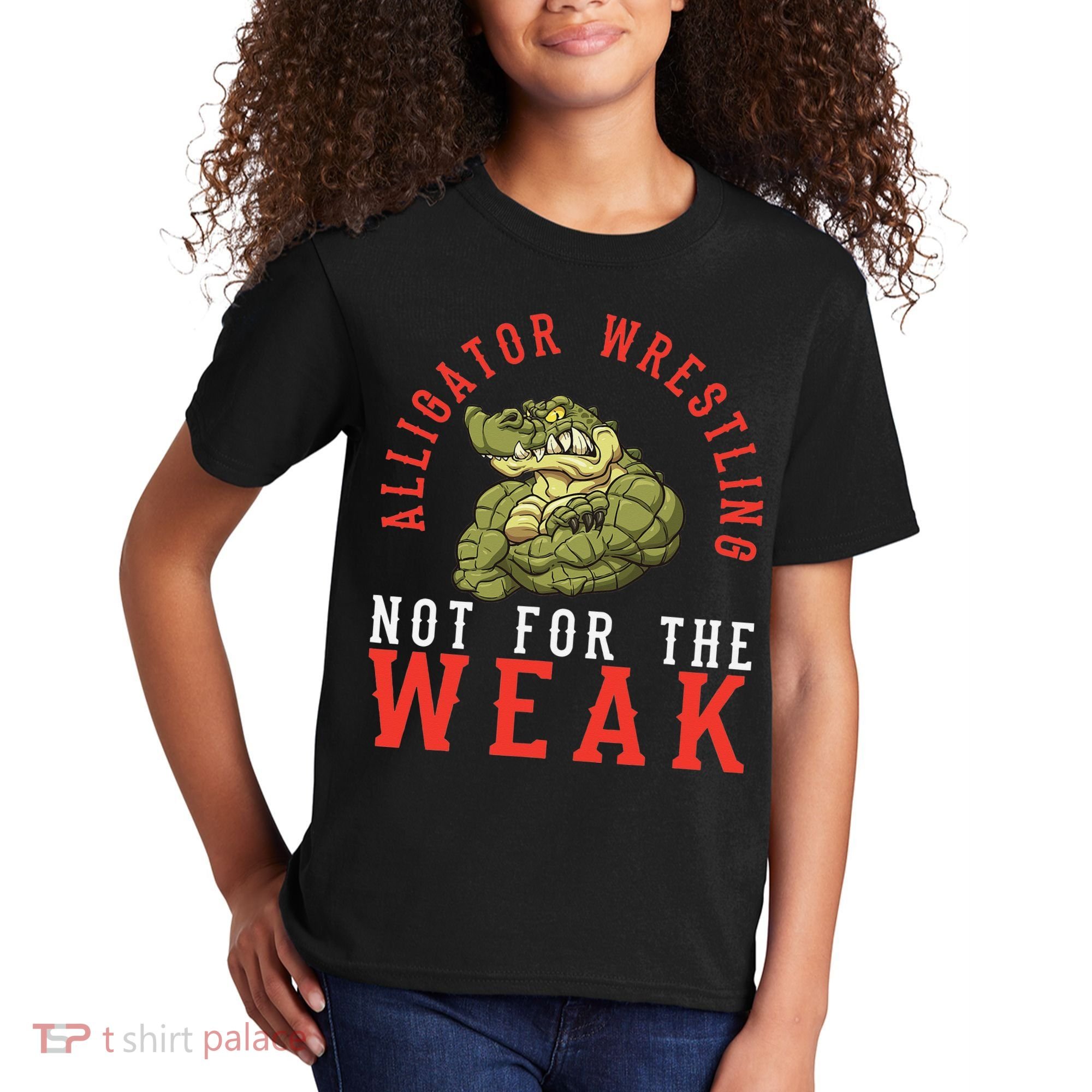 Alligator Wrestling Gator Wrestling Alligator Wrestler  Kids T-Shirt