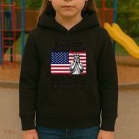 Are We Great Yet Cause I Just Feel Embarrassed Fun Democrat Kids Hoodie thumb 3