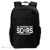 All Warriors Have Scars Lung Cancer Survivor Gift Backpack thumb 0