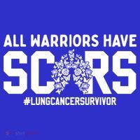 All Warriors Have Scars Lung Cancer Survivor Gift Sweatshirt thumb 3