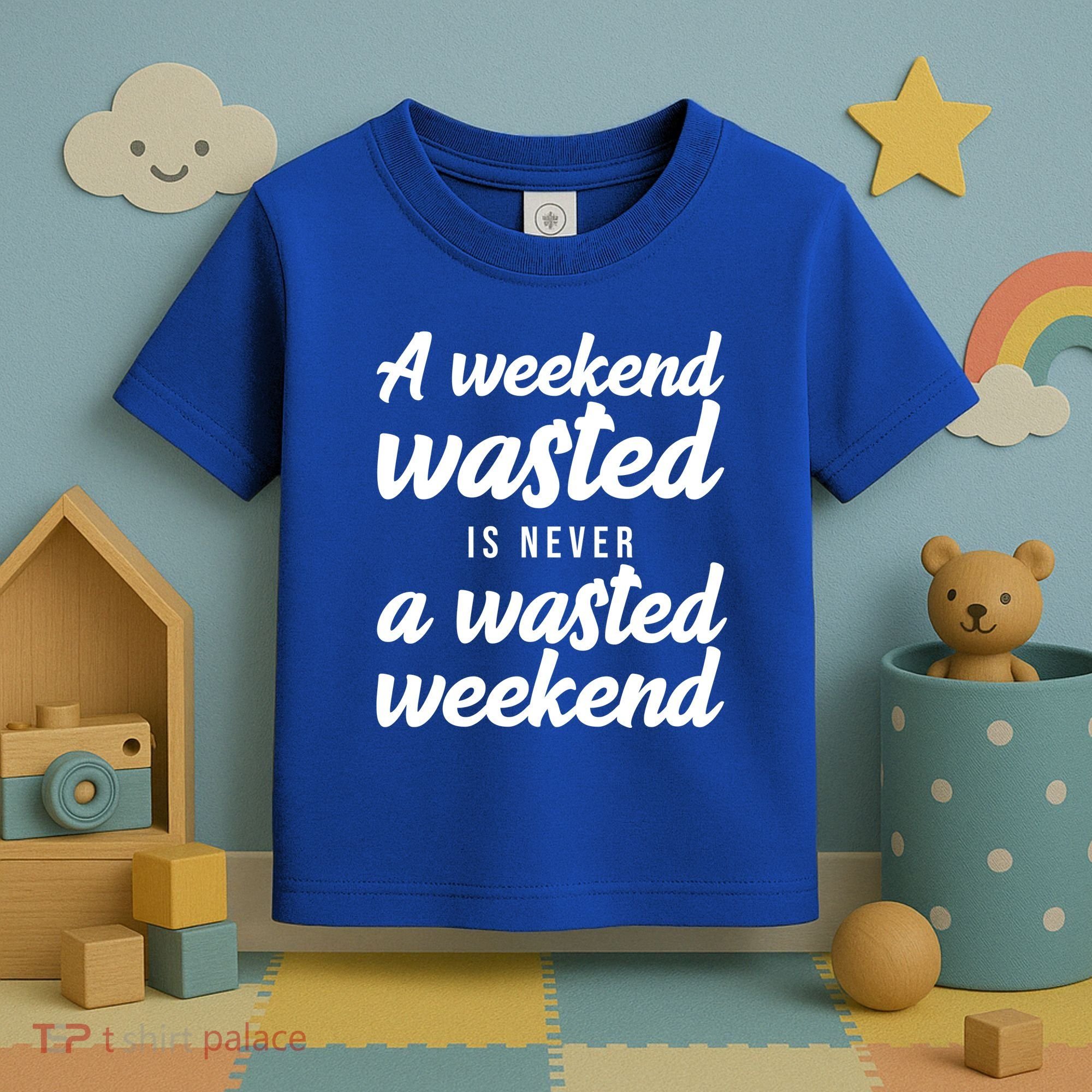 A Weekend Is Never A Wasted Weekend Toddler T-Shirt