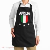 Aprilia With Italian Flag And 3 White Stars Apron thumb 2