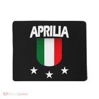 Aprilia With Italian Flag And 3 White Stars Mousepad thumb 0